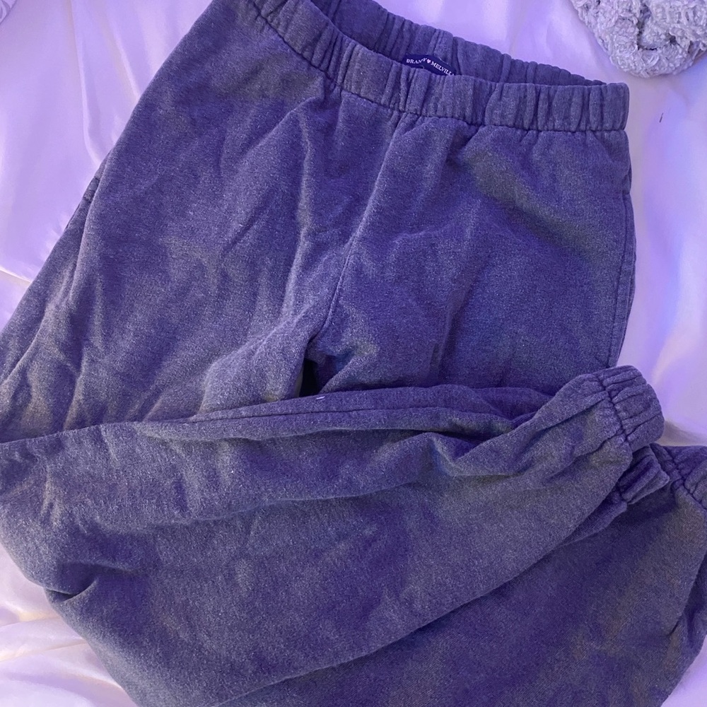 Like New Brandy Melville Joggers Dark Heather Gray
